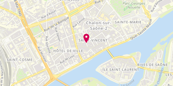 Plan de Allure Coiffure Chalon-Sur-Saone, 12 Rue Saint-Georges, 71100 Chalon-sur-Saône
