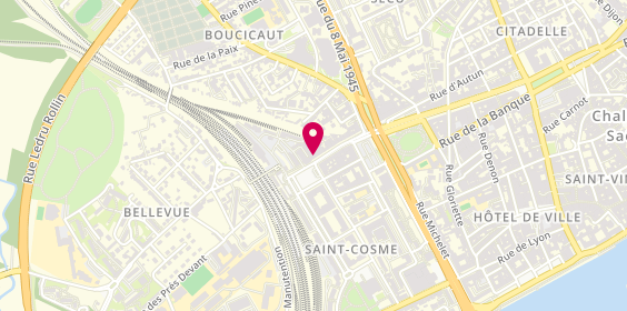 Plan de Nay Coiff, 26 avenue Jean Jaurès, 71100 Chalon-sur-Saône