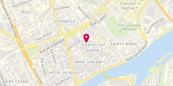 Plan de L'Infini Bleu, 56 Rue Aux Fevres, 71100 Chalon-sur-Saône