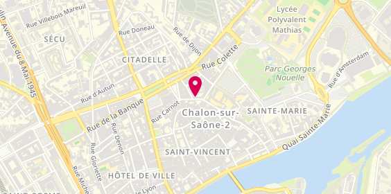 Plan de Mademoiselle Caroline, 22 Rue de la Trémouille, 71100 Chalon-sur-Saône