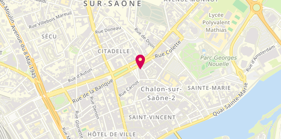 Plan de La Coifferie, 24 place de Beaune, 71100 Chalon-sur-Saône