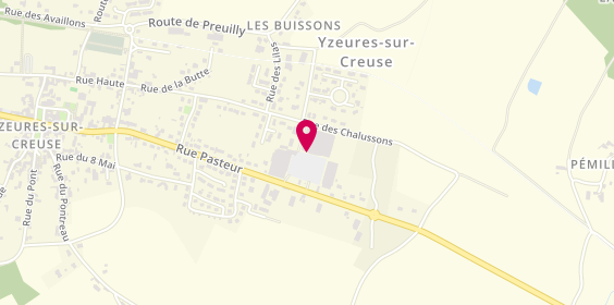 Plan de Court & Long, 59 Rue Pasteur, 37290 Yzeures-sur-Creuse