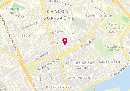 Plan de Cyril D.coiffure, 8 Rue Docteur Mauchamp, 71100 Chalon-sur-Saône