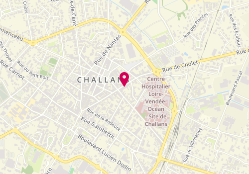 Plan de DESSANGE - Coiffeur Challans, 42 Rue Bonne Fontaine, 85300 Challans