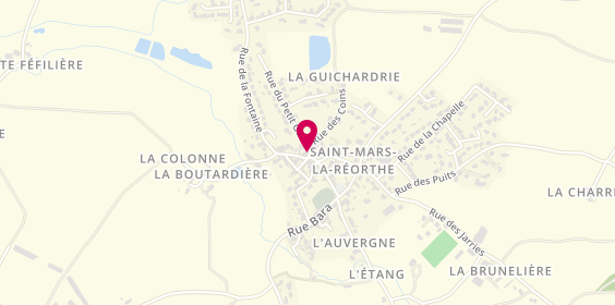 Plan de Aude Brosset, 3 Place de l'Eglise, 85590 Saint-Mars-la-Réorthe