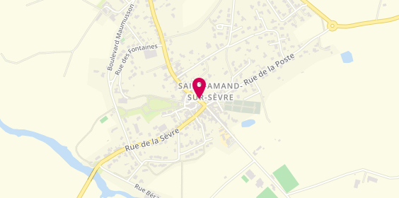 Plan de Je Coiffe, 10 Rue Jeanne d'Arc, 79700 Saint-Amand-sur-Sèvre