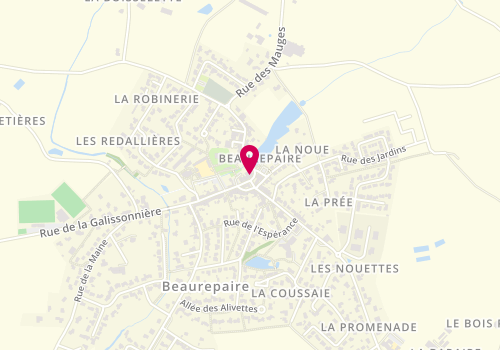 Plan de Infiny Reflets, 29 place Saint-Laurent, 85500 Beaurepaire