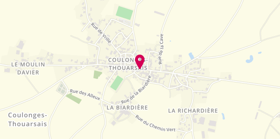 Plan de Salon Mireille Coiff, 13 Rue Principale, 79330 Coulonges-Thouarsais