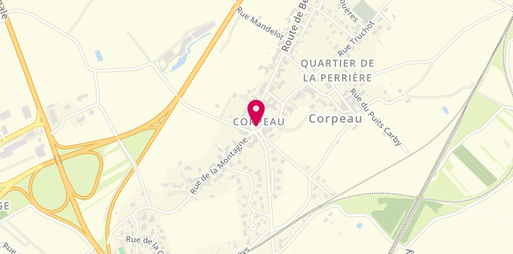 Plan de DM Coiffure, 4 Route de Beaune, 21190 Corpeau