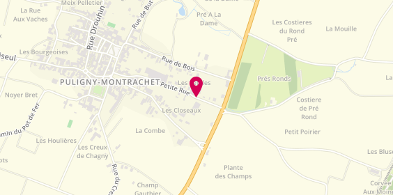 Plan de Instant Pour Soi, 14 Petite Rue, 21190 Puligny-Montrachet