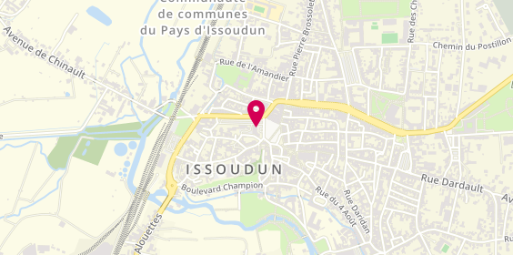 Plan de EURL Coiffure Sandrine, 1 place du 10 Juin, 36100 Issoudun