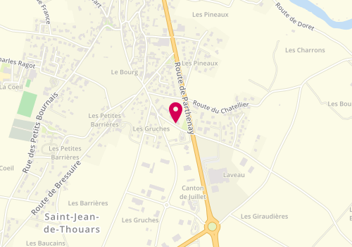 Plan de Le Comptoir de l'Art, 11 Bis Route du Canton de Juillet, 79100 Saint-Jean-de-Thouars