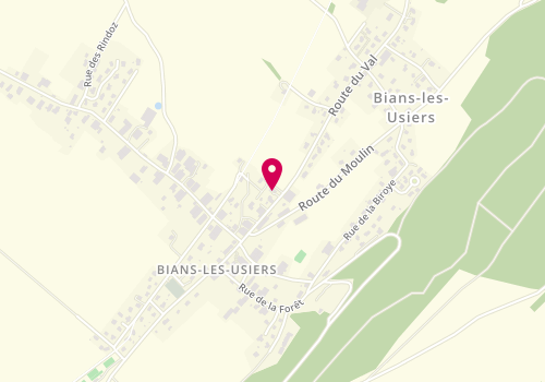 Plan de Salomon ASEGLIO Laurence Marie Jeanne, Route du Val, 25520 Bians-les-Usiers