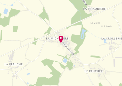 Plan de Les Ciseaux d'Amélie, 14 impasse de l'Enclose, 44310 La Limouzinière