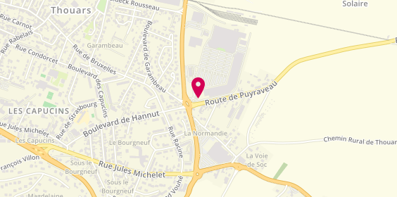 Plan de Coiff & Co, 37 Route de Puyraveau, 79100 Thouars
