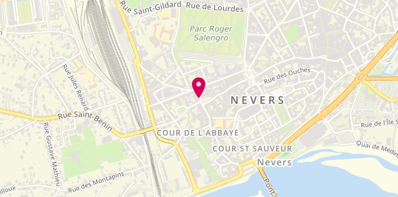 Plan de L.C Coiffure, 30 Rue du Midi, 58000 Nevers