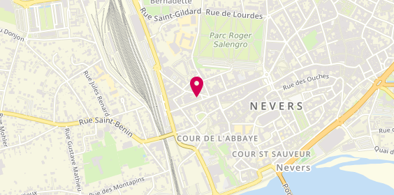 Plan de 36 Avenue, 38 Av. Général de Gaulle, 58000 Nevers