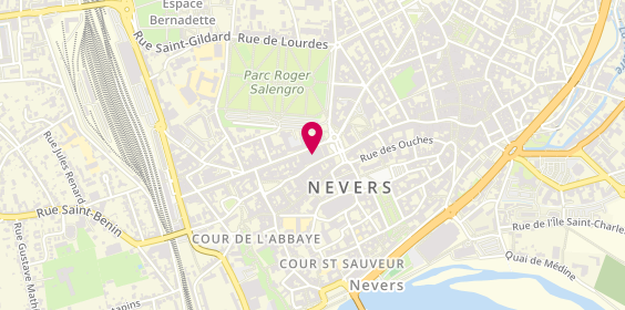 Plan de Class Coiffure, 1 avenue Général de Gaulle, 58000 Nevers