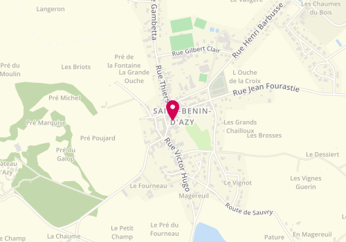 Plan de Bonnard BOUR Cécile, 5 Rue Nationale, 58270 Saint-Benin-d'Azy