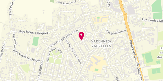 Plan de Coiffure Nathalie, 43 avenue Louis Fouchère, 58640 Varennes-Vauzelles