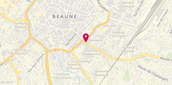 Plan de La Coifferie, 9 Rue du Faubourg Madeleine, 21200 Beaune