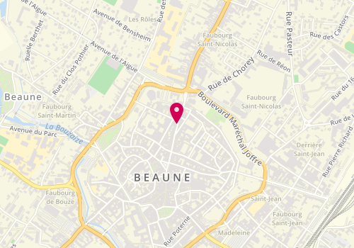 Plan de Espace Coiffure Mixte, 38 Rue Lorraine, 21200 Beaune