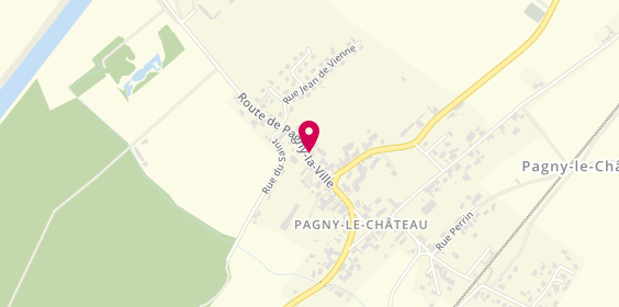 Plan de PLC coiffure à domicile / Laurence, 8 Route de Pagny la Ville, 21250 Pagny-le-Château