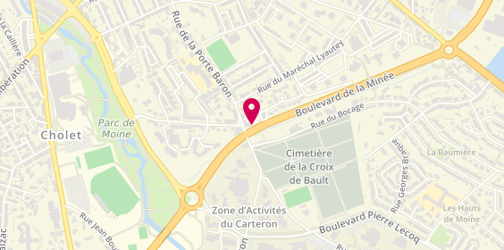 Plan de Espace Coiffure, 143 Rue Prte Baron, 49300 Cholet