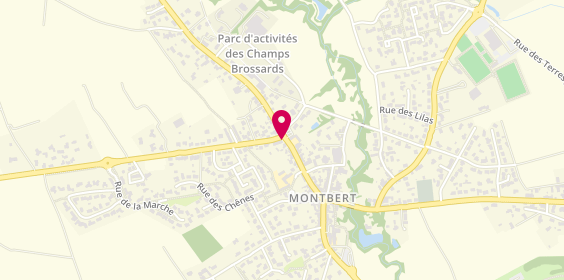 Plan de S.N Coiffure, 1 Rue des Grands Fiefs, 44140 Montbert