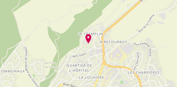Plan de Les Coiffures de Manon, 3 Rue Tremplin, 25500 Morteau