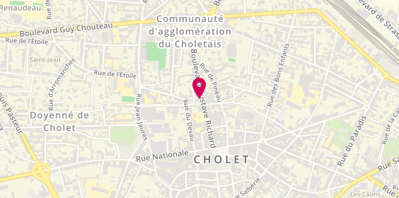 Plan de Reglisse Coiffure, 39 Boulevard Gustave Richard, 49300 Cholet