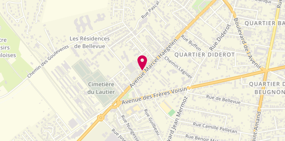 Plan de Evasion Coiffure, 104 avenue Marcel Haegelen, 18000 Bourges