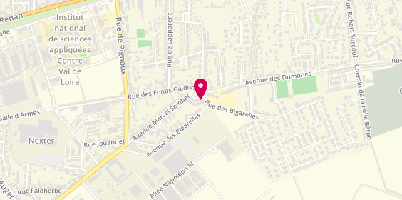 Plan de Ton Cuivré Coiffure, 48 avenue Marcel Sembat, 18000 Bourges