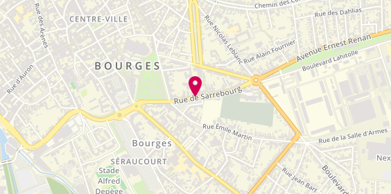 Plan de R'look Coiffure, 33 Rue de Sarrebourg, 18000 Bourges