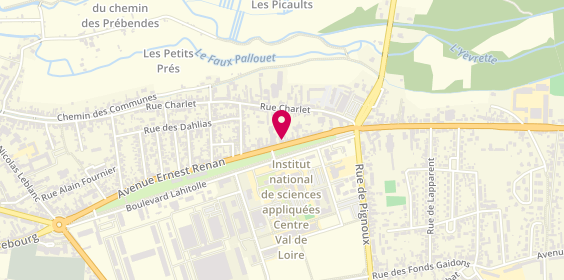 Plan de Coiffure Frédérique et Séverine, 105 Avenue Ernest Renan, 18000 Bourges