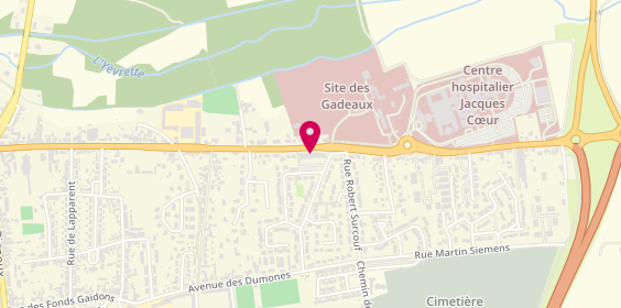 Plan de Centre Esthetique Capillaire Perrio, 74 avenue François Mitterrand, 18000 Bourges