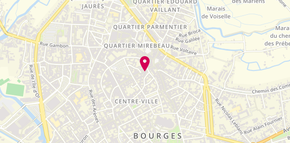 Plan de Vog Coiffure, 42 Rue Coursarlon, 18000 Bourges