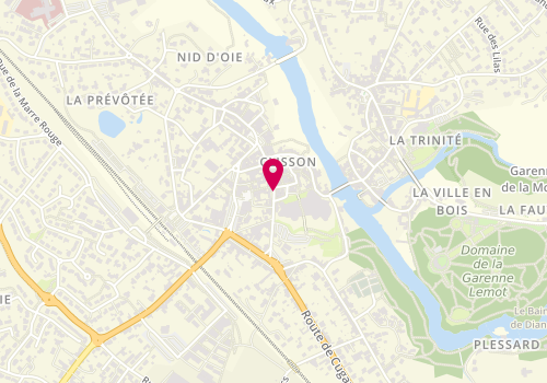 Plan de Coiffure Mixte Bouchet Philippe, 17 Rue des Halles, 44190 Clisson