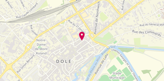 Plan de Canal 43, 6 Rue du Sergent Arney, 39100 Dole