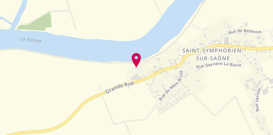 Plan de Biba Coiffure, 1 Rle Millon, 21170 Saint-Symphorien-sur-Saône