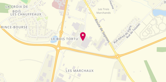 Plan de Art Coiffure Par Géraldine, Zone Aménagement 
Centre Commercial Intermarché
Les Marchaux, 37800 Sainte-Maure-de-Touraine