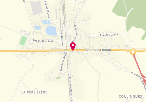 Plan de Syl'Coiff, 57 Bis Route de Chinon, 37800 Noyant-de-Touraine