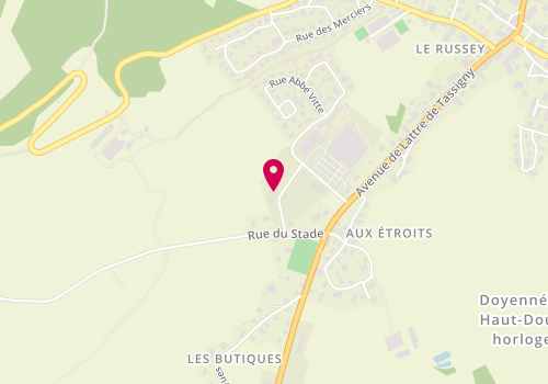 Plan de L'Atelier d'Anais, Rue Rondeys, 25210 Le Russey