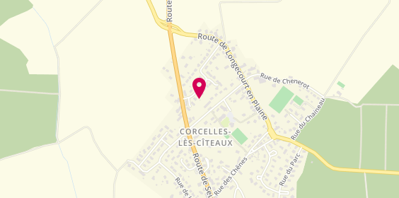Plan de O'Citeaux coiff, 6 Rue du Clos du Château, 21910 Corcelles-lès-Cîteaux