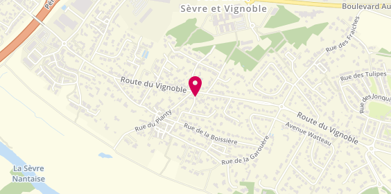 Plan de Coiffure Epi'Shop, 58 Route du Vignoble, 44120 Vertou