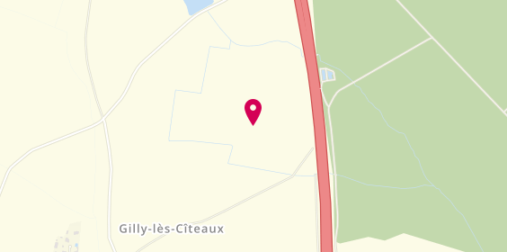 Plan de CLUCHIER Alice, 3 Route de Flagey, 21640 Gilly-lès-Cîteaux