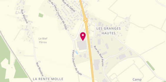 Plan de Inter Val Coiffure, Centre Commerciale E.leclerc avenue Général de Gaulle, 21130 Auxonne