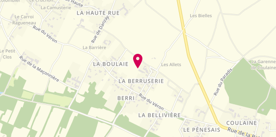 Plan de Un Hair de Sab', 10 Rue de la Beruserie, 37420 Beaumont-en-Véron