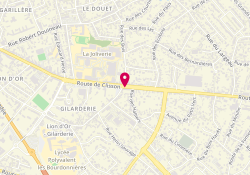 Plan de L'Atelier, 164 Route de Clisson, 44200 Nantes