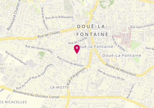 Plan de Styl' Coiffure, 2 Place de la Paix, 49700 Doué-la-Fontaine